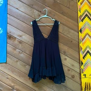 Free People Swim Coverup Mini Dress